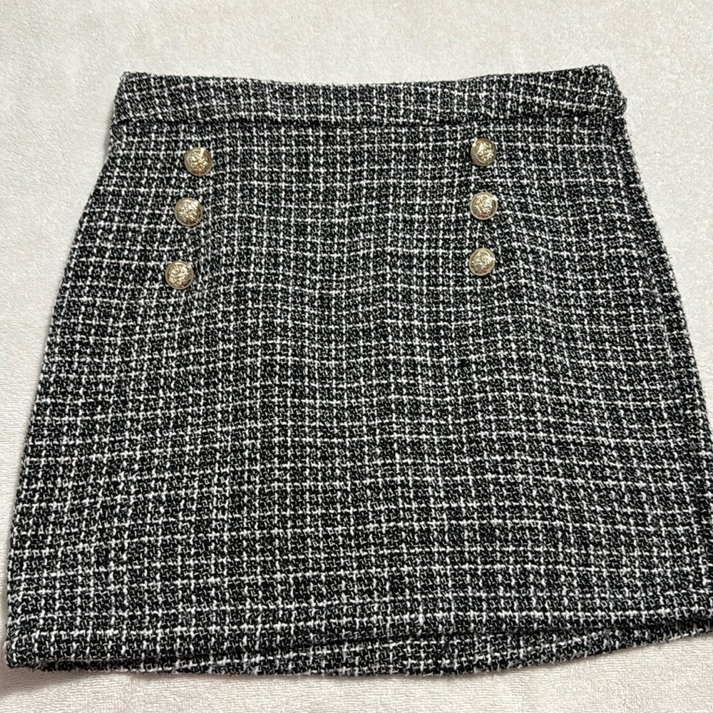 Black and white skirt